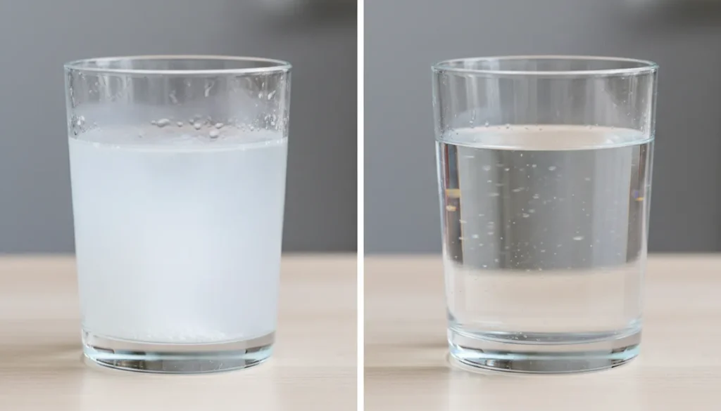 San Diego tap water vs. reverse osmosis filtered water comparison