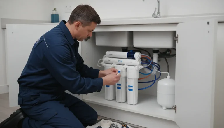 installing a 5-stage under-sink reverse osmosis system