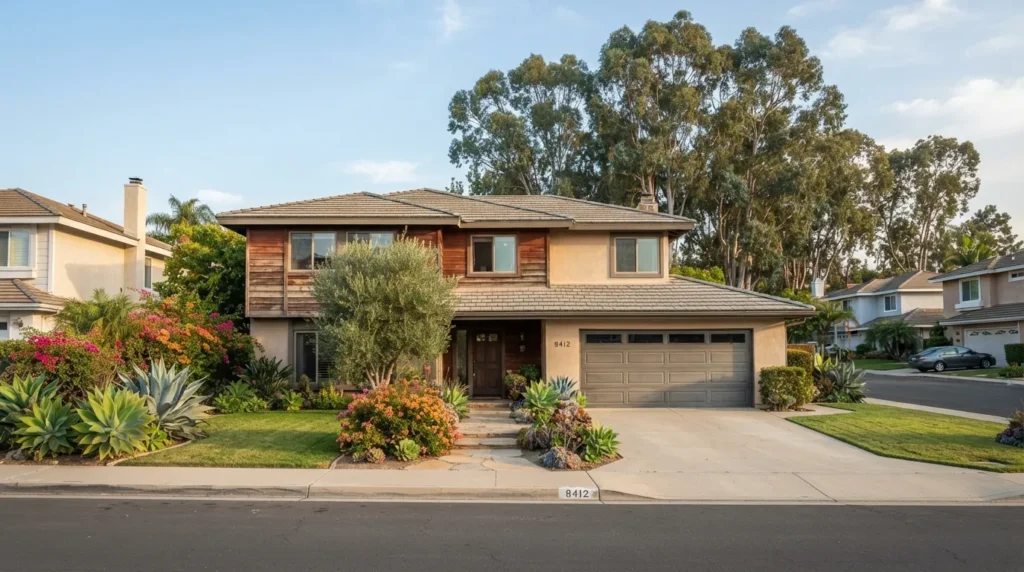 Two-story home in Scripps Ranch typical of properties needing a whole house repipe